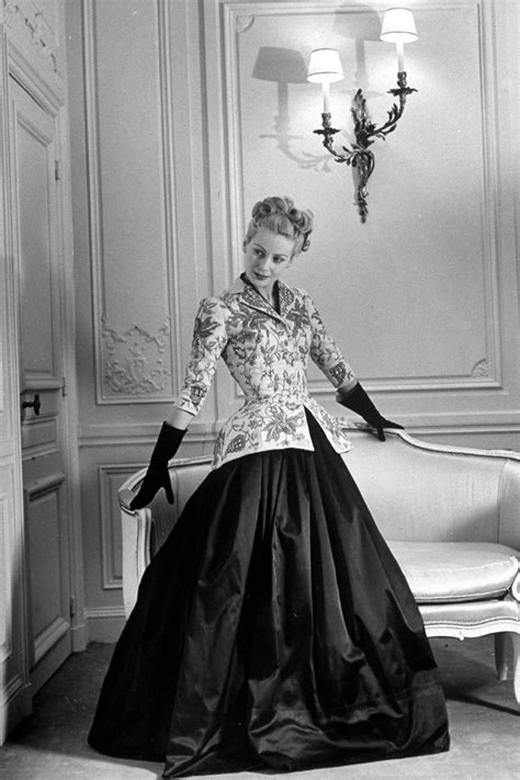 vintage dior dress white|Dior evening dresses 1940s.